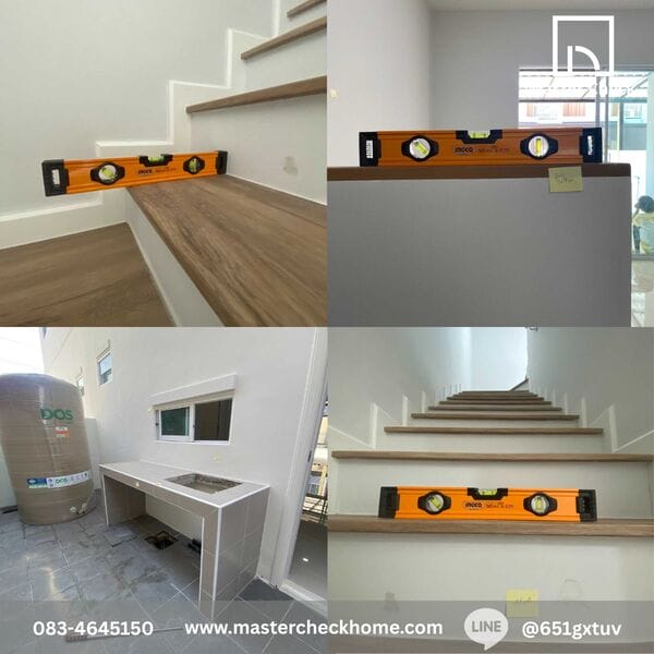 ตรวจทาวน์โฮม The Mix Hillside บ่อวิน ศรีราชา 1 ตรวจสอบงานเก็บสีและความเรียบร้อยทางสถาปัตยกรรมก่อนโอน