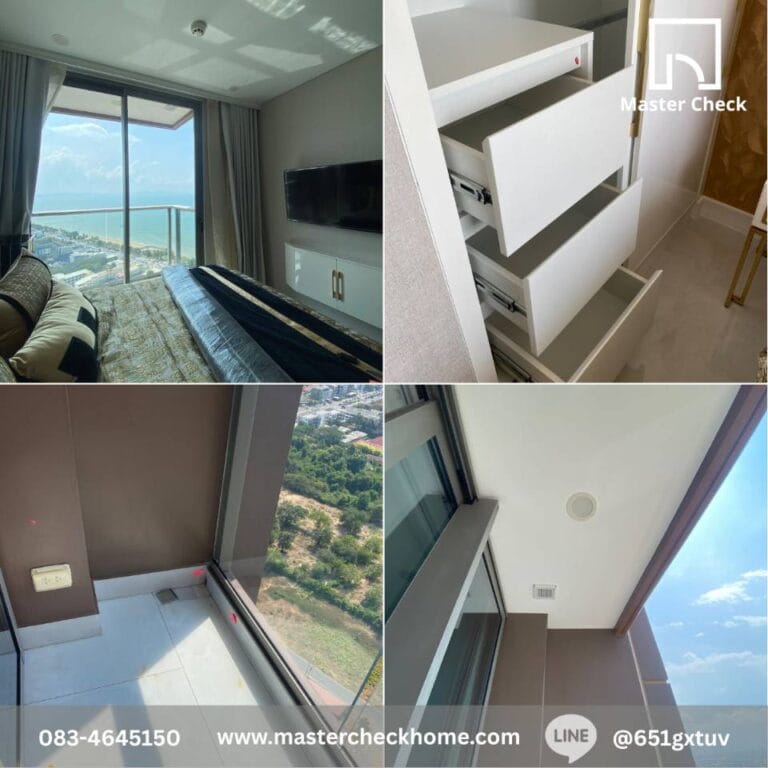 ตรวจคอนโด Copacabana Beach Jomtien (โคปาคาบาน่า บีช จอมเทียน) 1 ตรวจรับคอนโดหรูริมทะเล โครงการ Copacabana Beach Jomtien พัทยา
