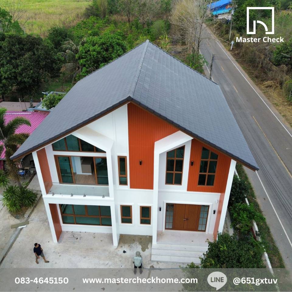 ตรวจรับบ้านสร้างเอง (Self-built house) ทำเลสระแก้ว ก่อนจ่ายเงินงวดสุดท้าย